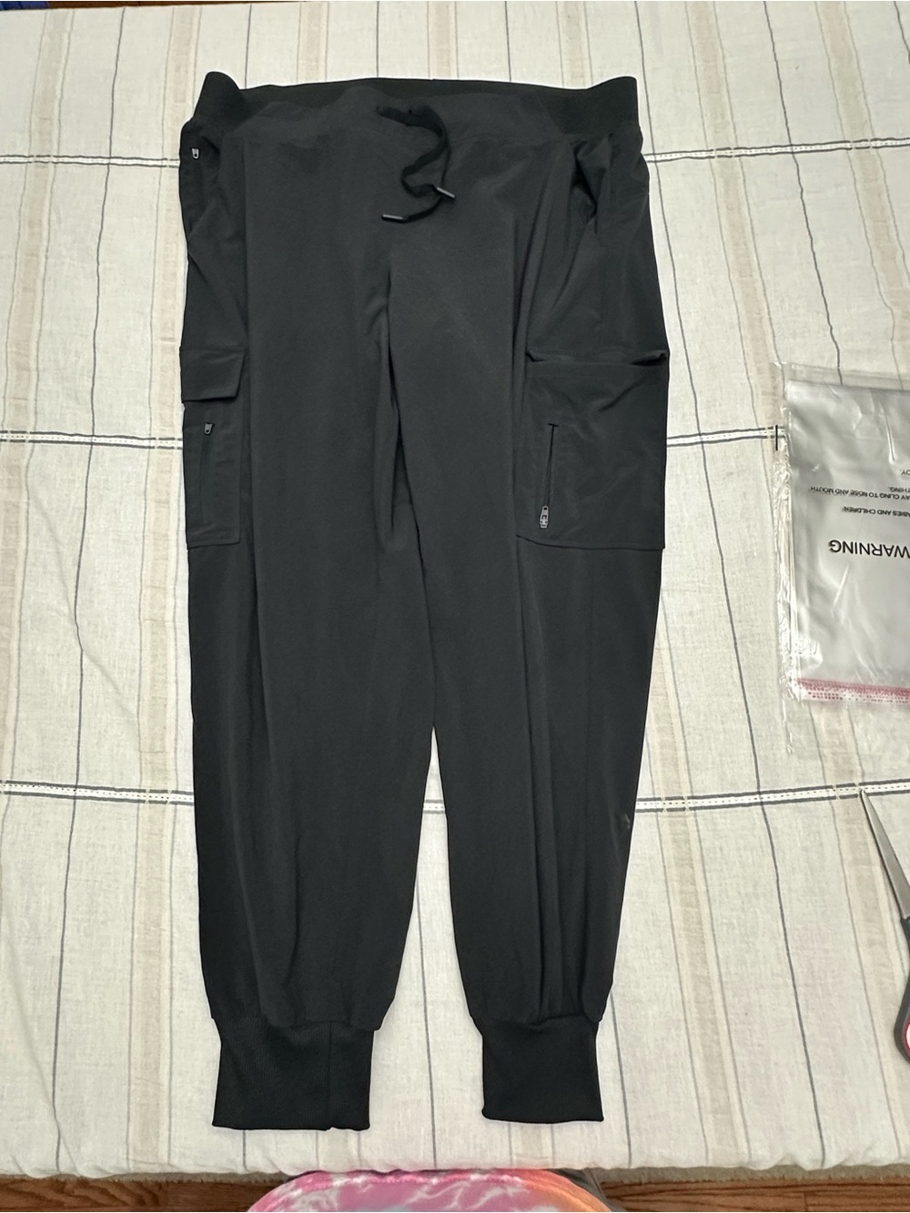 all in motion Black Cargo Jogger Pants for Women